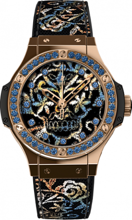 AAA Replica Hublot Big Bang Broderie Sugar Skull Gold Watch 343.PS.6599.NR.1201