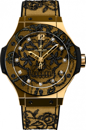 AAA Replica Hublot Big Bang Broderie Skull Gold Watch 343.VX.6580.NR.BSK16