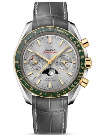 AAA Replica Omega Speedmaster Moonphase Chronograph Master Chronometer Stainless Steel Watch 304.23.44.52.06.001