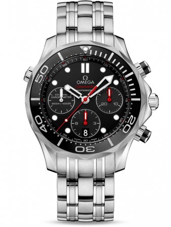 AAA Replica Omega Seamaster 300m Diver Co-Axial Chronograph 42mm Mens Watch 212.30.42.50.01.001