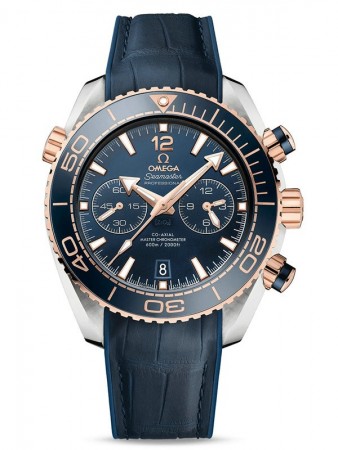 AAA Replica Omega Seamaster Planet Ocean 600M Co-Axial Master Chronograph Two Tone Watch 215.23.46.51.03.001