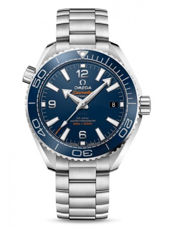 AAA Replica Omega Seamaster Planet Ocean 600M 39.5 Master Chronometer Blue Dial Watch 215.30.40.20.03.001