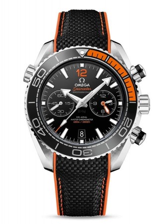 AAA Replica Omega Seamaster Planet Ocean 600M Chronometer Chronograph Orange Watch 215.32.46.51.01.001