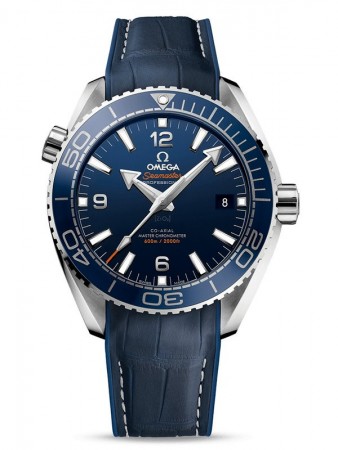 AAA Replica Omega Seamaster Planet Ocean 600M 43.5 Master Chronometer Blue Dial Watch 215.33.44.21.03.001