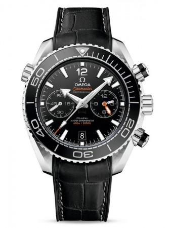 AAA Replica Omega Seamaster Planet Ocean 600M Chronometer Chronograph Black Watch 215.33.46.51.01.001