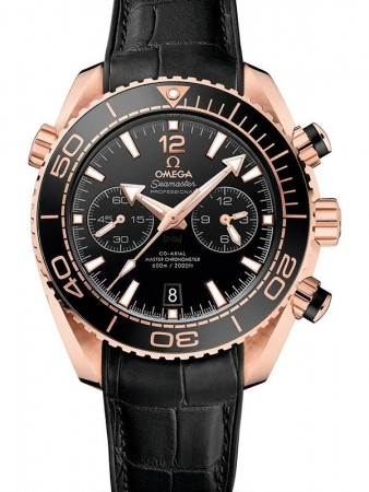 AAA Replica Omega Seamaster Planet Ocean 600M Co-Axial Master Chronograph Sedna Gold Watch 215.63.46.51.01.001