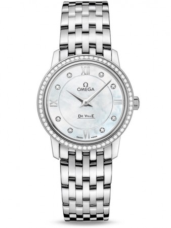 AAA Replica Omega De Ville Prestige 27.4mm Ladies Watch 424.15.27.60.55.001