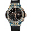 AAA Replica Hublot Big Bang Gold Linen Blue Gold Watch 341.XL.1280.NR.1207