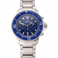 Blancpain Fifty Fathoms Flyback Chronograph Blue Dial Stainless Steel Case And Bracelet 1453773