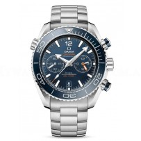 AAA Replica Omega Seamaster Planet Ocean 600M Chronograph Stainless Steel Blue Watch 215.30.46.51.03.001