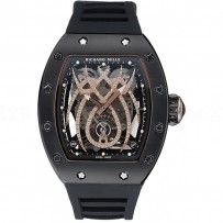 Richard Mille Turbillion Spider RM 19-01 Black Case Black Rubber Bracelet  1454257