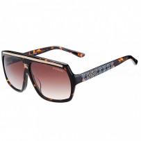 Burrbery Check Sport Aviators Havana Frame Sunglasses  308383