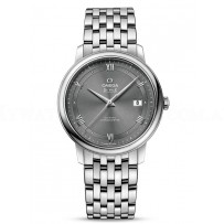 AAA Replica Omega De Ville Prestige Co-Axial 39.5 mm Steel Grey Dial Watch 424.10.40.20.06.001