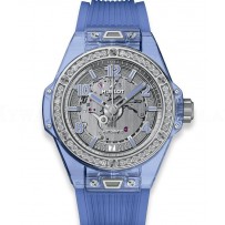 AAA Replica Hublot Big Bang One Click Blue Sapphire Diamonds Watch 465.JL.4802.RT.1204