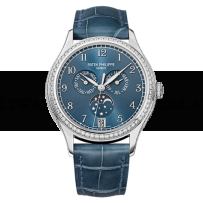 AAA Replica Patek Philippe Annual Calendar White Gold Blue Watch 4947G-001