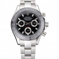 Rolex Cosmograph Daytona Stainless Steel Case Black Silver Subdials Stainless Steel  622635