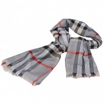 Burberry Heritage Check Grey Scarf 607899