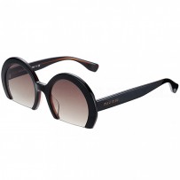 Miu Miu Cut Off Round Brown Frame Sunglasses 308445