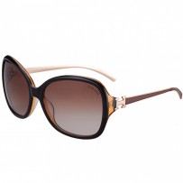 Hermes H Logo Leather Brown Sunglasses 307847
