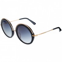 Miu Miu Round Embellished Black Frame Sunglasses 308435