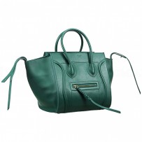 Celine Luggage Phantom Tote Green