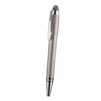 MontBlanc Starwalker Horizontally Grooved Silver Ballpoint Pen With Cap  622809