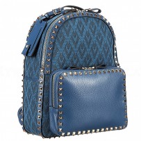 Valentino Viva Valentino Fabric Backpack Blue