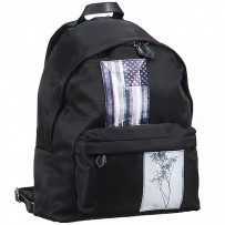 Givenchy Patched Black Canvas Backpack 18927341