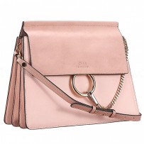 Chloe Faye Pink Shoulder Bag