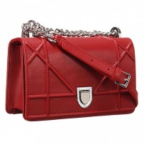 Dior Diorama Small Flap Bag Dark Red 18926727