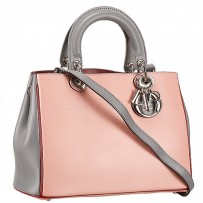 Diorissimo Medium Pink And Grey City Bag