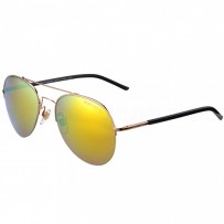 Giorgio Armani Aviator Yellow Lens Sunglasses 307872