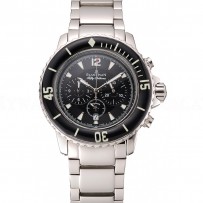 Blancpain Fifty Fathoms Flyback Chronograph Black Dial Stainless Steel Case And Bracelet 1453771