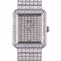 Piaget Swiss Limelight Diamonds Encrusted Stainless Steel Watch 80294