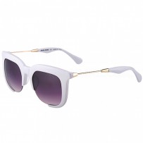 Miu Miu Square White Frames Sunglasses 307882