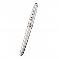 MontBlanc Silver Cutwork Ballpoint Pen With MB Engraved Cap 98058