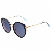 Miu Miu Noir Blue Round Frames Sunglasses 308443