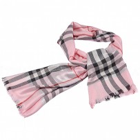 Burberry Check Light Pink Scarf 607961