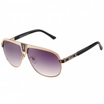 Cartier C Decor Purple Lenses Gold Frame Sunglasses 308285