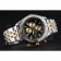 Breitling Chronomat Black Dial Stainless Steel And Gold Bracelet  622429