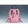 Burberry Large Backpack Pink Nylon Black Leather Trim 18927040