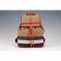 Burberry Canvas Check Backpack Honey Parade Red  608279