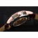 Omega Swiss DeVille Rose Gold Bezel Brown Leather Strap 7614