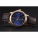 Omega DeVille Prestige Small Seconds Blue Dial Gold Case Brown Leather Bracelet  622601