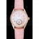 Omega DeVille Prestige Pink Dial Gold Diamond Case Pink Leather Bracelet  1454126