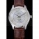 Omega DeVille Silver Dial Stainless Steel Case Brown Leather Strap  622830