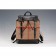 Burberry Man Canvas Check Backpack Saddle Black  608274