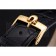 Omega De Ville Prestige White Dial Gold Case Black Leather Strap