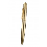 Cartier Gold Embossed Upper Body Gold Ballpoint Pen  622762